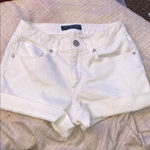Aeropostale White Jean Shorts